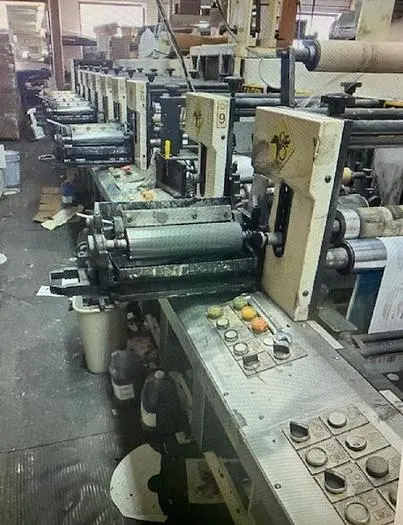 Used 2004 AQUAFLEX DBX 1010 Flexo Printing Presses | J&J Converting Machinery #440499