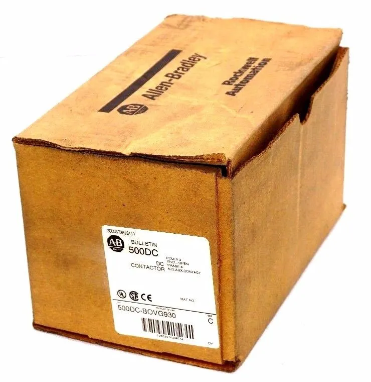 NEW ALLEN BRADLEY 500DC-BOVG930 DC CONTACTOR 500DCBOVG930