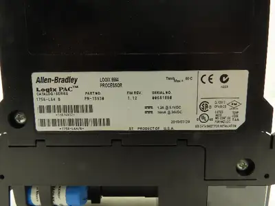 Allen Bradley 1756-L64 Logix 5564 Processor Ser B FW 1.12 With Key MISSING DOOR