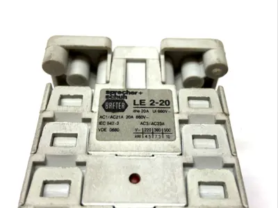 LE2-20-5273 | Sprecher+Schuh  Rotary Cam Switch 20A 3-Pole - Used