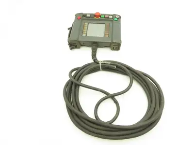 Idec HG2R-SS62BH-MK1260 Robot Teach Pendant Display Unit With E-Stop & Cord