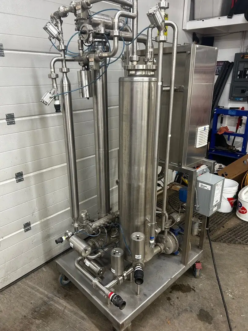 Titanium Cross-Flow Filter - Automated Beverage Filtration System