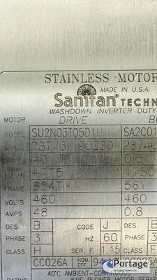 USED 2020 PROCESSTEC INC TWINVISCO 140.27 NG SANITY SCREW PUMP