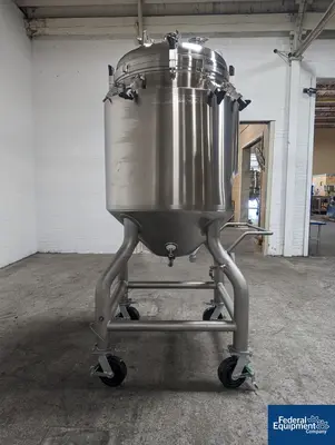 USED A&M Process 500 Liter A&B Process Receiver Tank, 316 S/S, 44/150#
