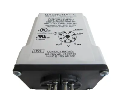 NEW MACROMATIC LCP2A250F60 LEVEL CONTROL RELAY 120V