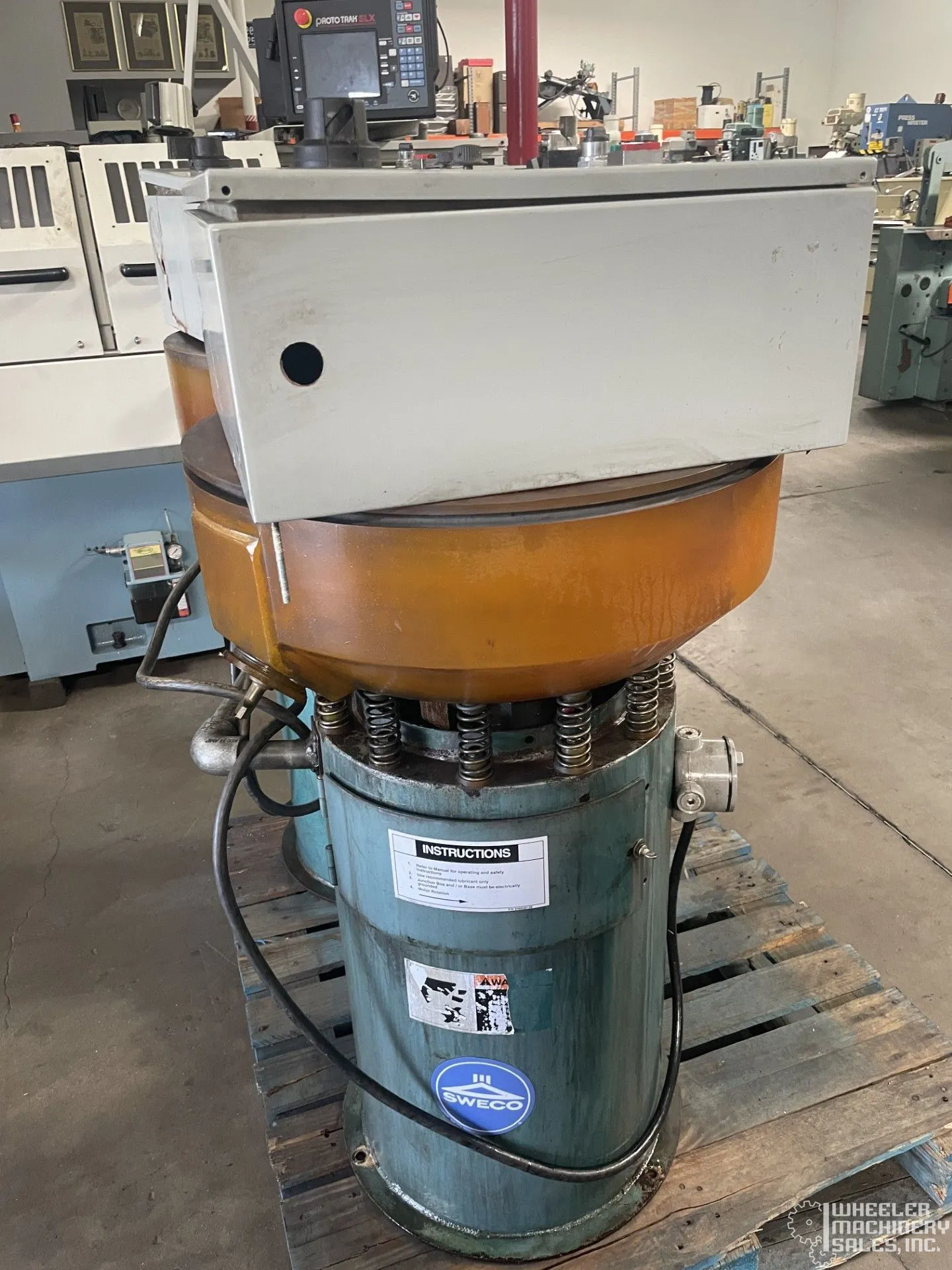Sweco FM-1.2C Vibratory Finishing Mill 1.2 Cu Ft. #8299 #1