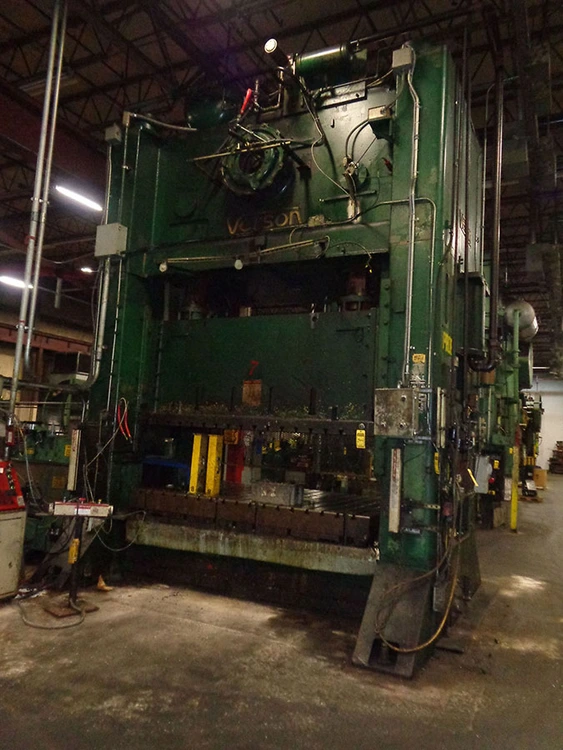 Used 1967 VERSON S4-600-108-72T Straight Side Presses Ohio US | G-2000, Inc. 1 #179162