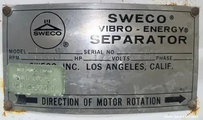 USED SWECO LS30S