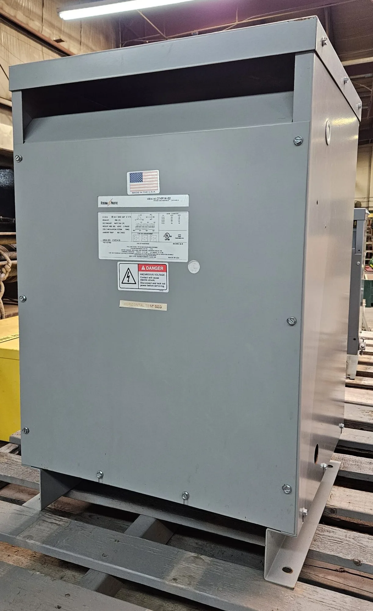 Used FEDERAL PACIFIC 36B Transformers Saskatchewan CA | Certified Sales and Rentals #1558047