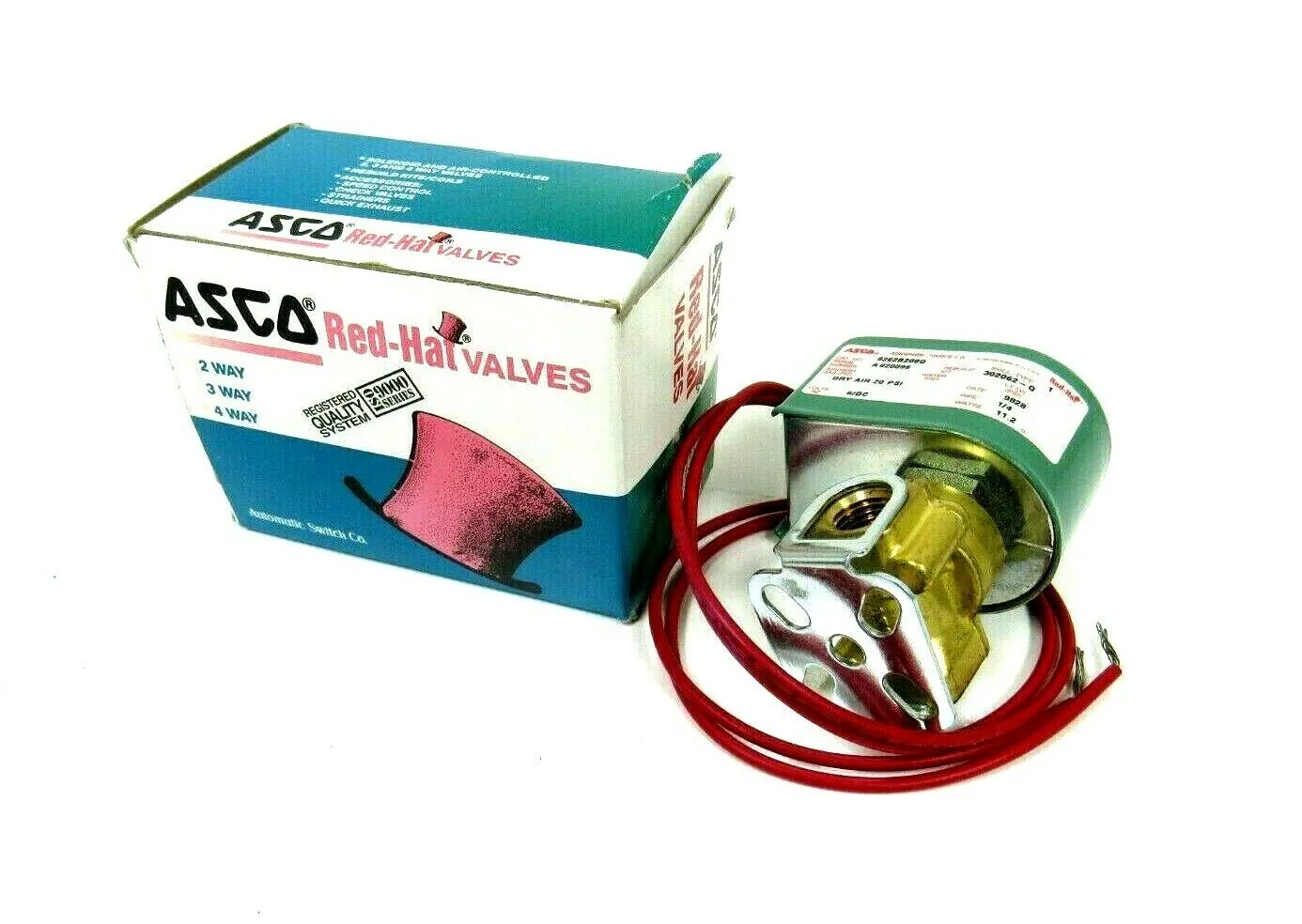 NEW ASCO 8262B208Q SOLENOID VALVE 6/DC