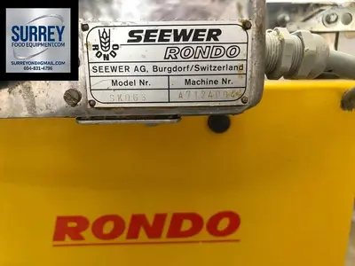 Used RONDO SK063 Sheeters British Columbia CA | Surrey Food Equipment #1269543