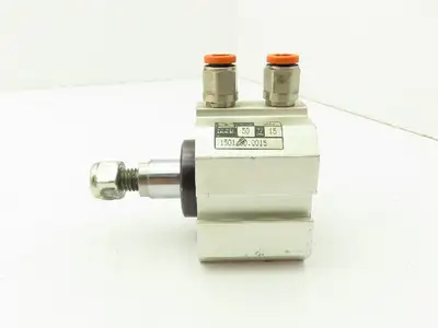 Pneumax 1501.50.0015 Compact Pneumatic Air Cylinder 50mm Bore 15mm Stroke 145PSI