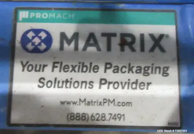 USED MATRIX PACKAGING MV1215S3R3