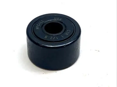 USED MCGILL CAMROL YOKE TYPE CAM FOLLOWER 1.5" ROLLER 7/16" BORE SEALED