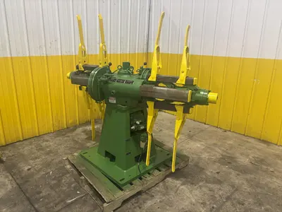 2,000 LBS X 12" LITTELL MODEL #20-12 DOUBLE END PULL OFF UNCOILER COIL REEL: STOCK #23713