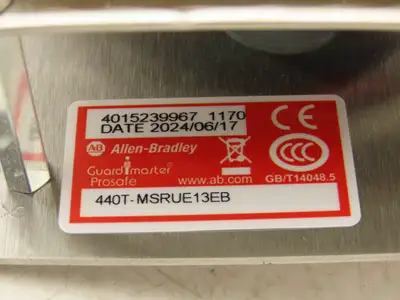 Allen Bradley 440T-MSRUE13EB Guardmaster Trapped Key Interlock Solenoid Release