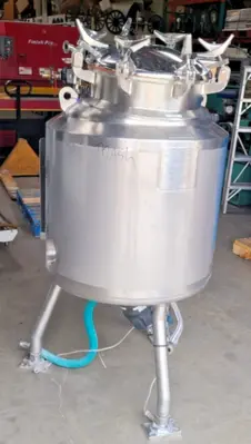 DCI 230 Liter Jacketed Stainless Steel 230L Tank Bioreactor Mixer Fermentation
