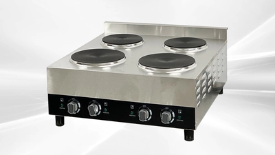 171-0433 28" 4-Burner Electric Hot Plate