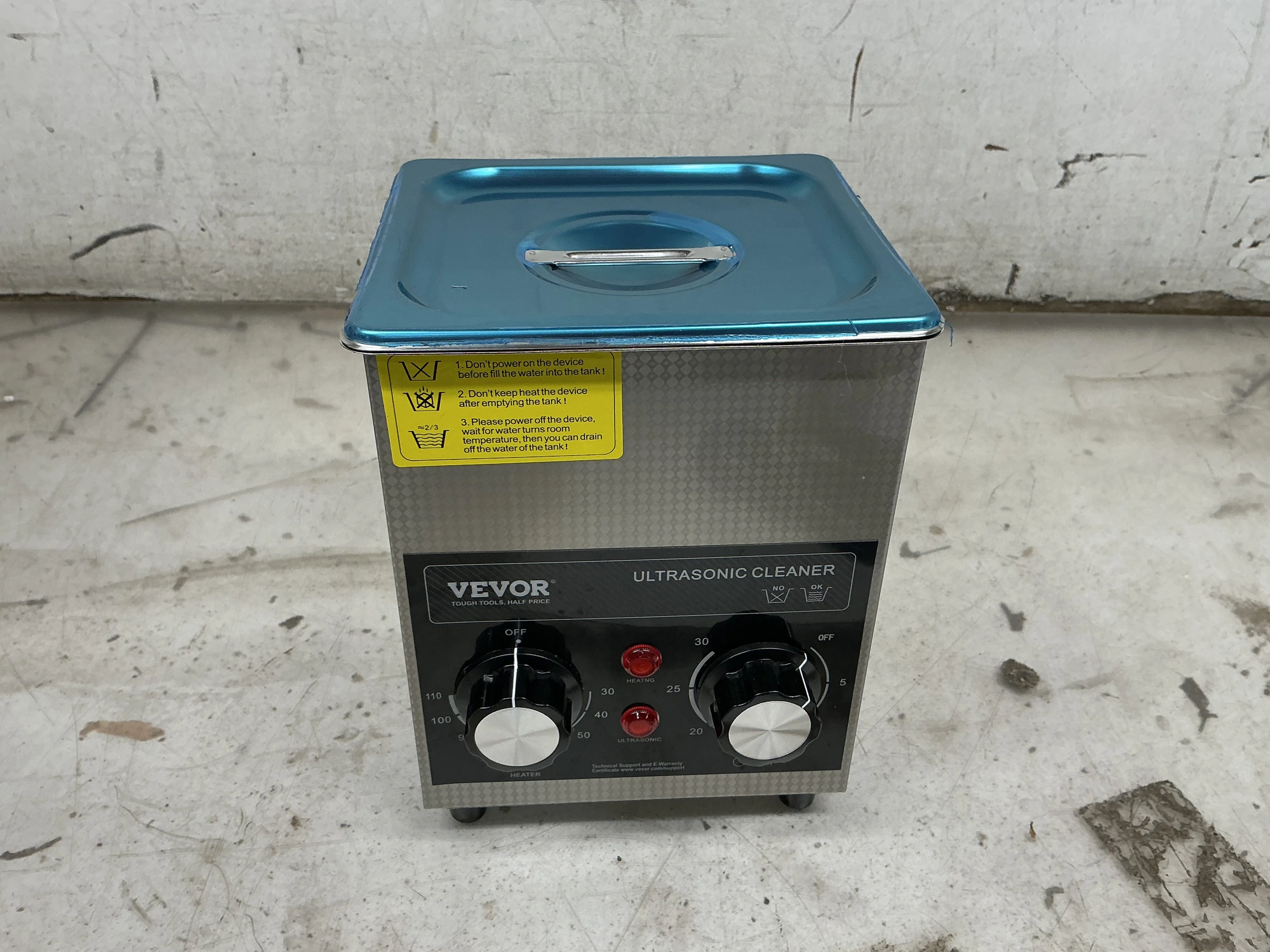 Used (2) VEVOR KZ-S2 Ultrasonic Cleaning Machines Michigan US | Miedema Asset Management Group #1338921