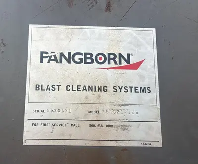 USED PANGBORN ES-1821-125WIDTH OF OPENING ......... 72"HEIGHT OF OPENING ........ 18"