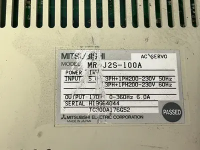 Used MITSUBISHI ELECTRIC MRJ2S100A Servo Drives Ohio US | HGR 24 #1406052