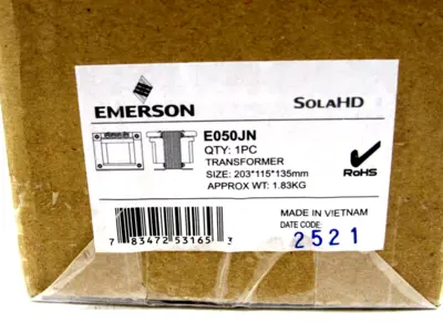 NEW EMERSON E050JN TRANSFORMER