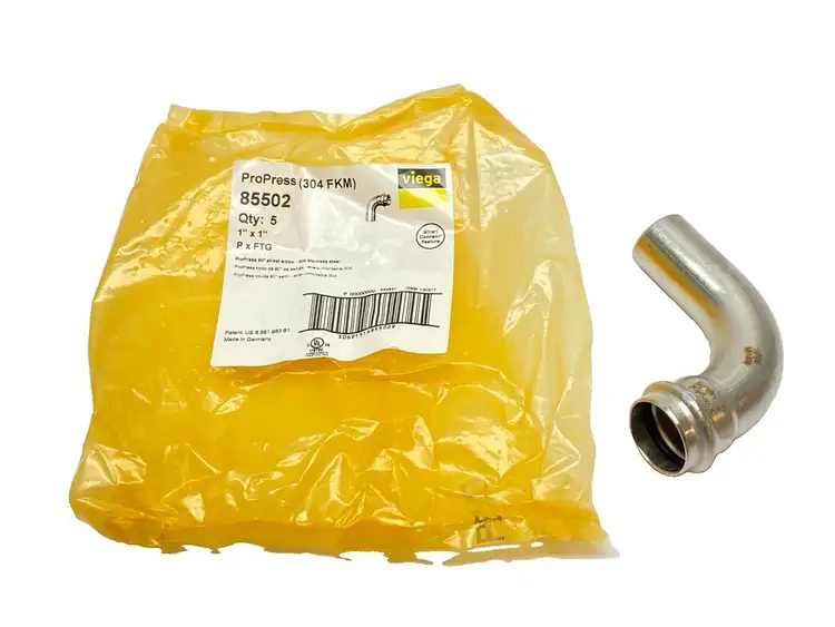 New | in-Stock Viega ProPress 90 Degree Street Elbow 1" x1" P x FTG Plumbing Equipment Michigan US | Maverick Industrial Sales #1483226