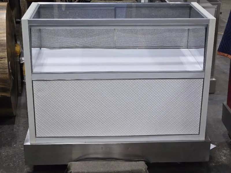Retail Glass Jewelry Display Case / Counter | Lighted 45" x 20 1/2" x 38"