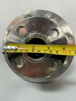 USED VIRAJ INDIA STAINLESS STEEL SPRAY BALL W/ 4" & 8" FLANGE FITTINGS