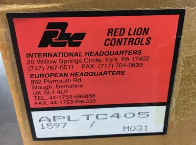 RED LION CONTROLS APLTC405 STC 4