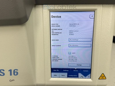 USED Thermo Scientific Sorvall BIOS 16