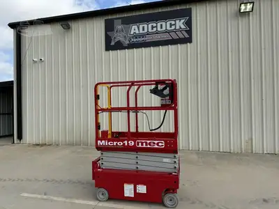 New | in-Stock 2026 MEC MICRO 19 Scissor Lifters Texas US | Adcock Equipment USA #1519579