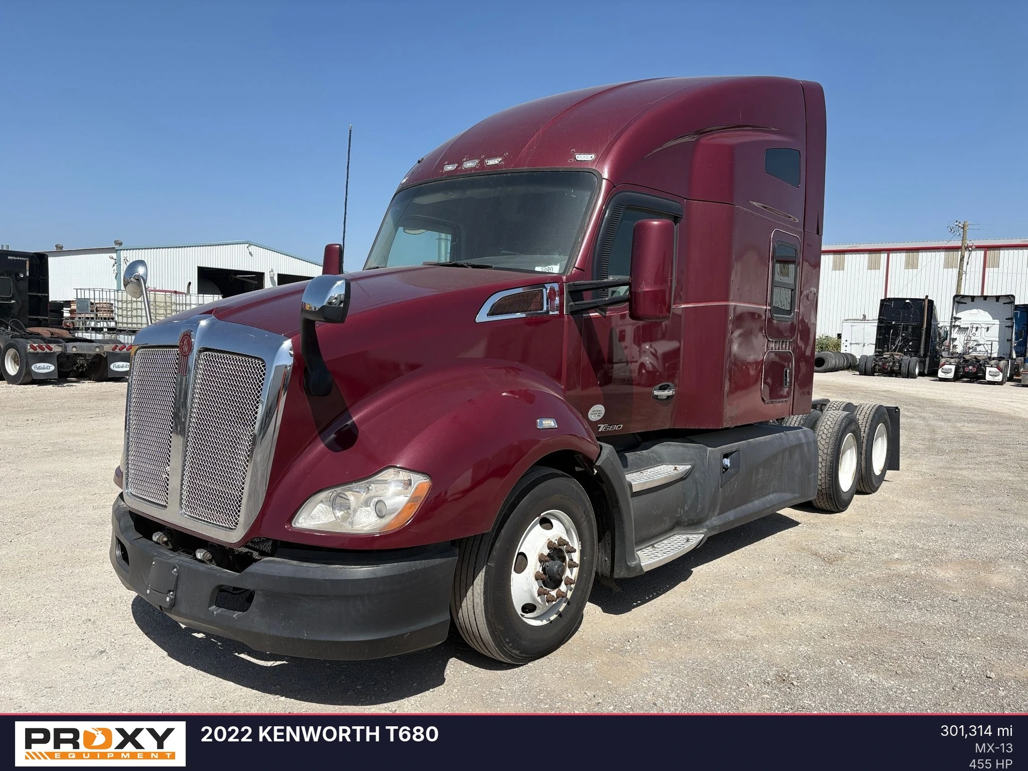 Used 2022 KENWORTH T680 Conventional trucks Texas US | Proxy Equipment #1470265