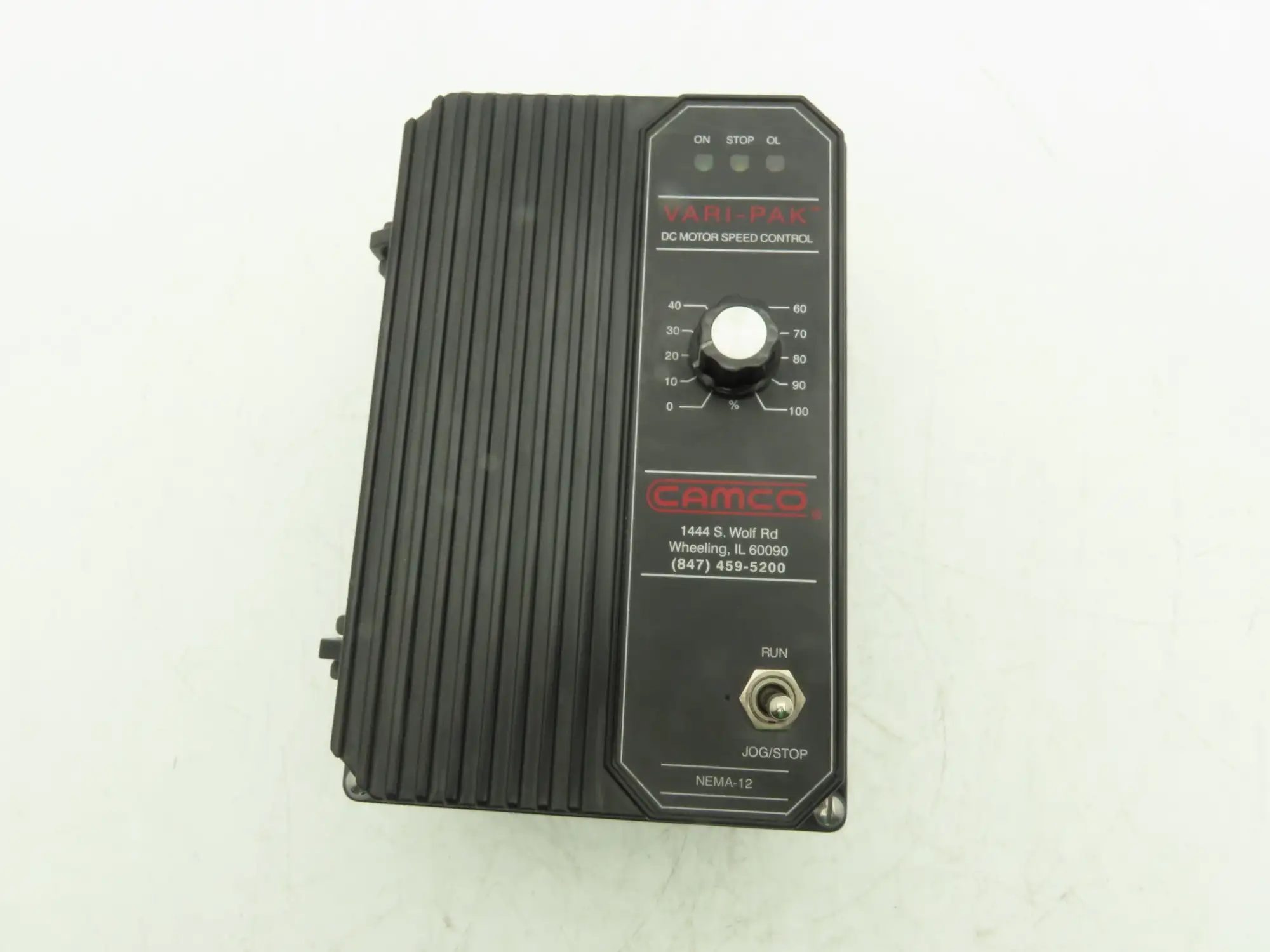 Camco 92A61633010000 Vari-Pak DC Motor Speed Control 0-90VDC 1HP 115V Input