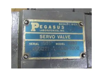 Pegasus Servo Valve 140G 200C227-15C10007-1000 PLS 1286
