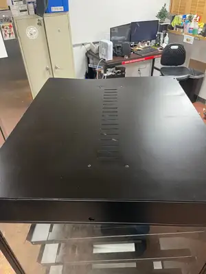 Used Royston Glass Used 38"x52" Royston Glass 2 Door lighted Display Case Merchandiser Cabinet with 5 Shelves 120V Food Displays Illinois US | Falcon Restaurant Supply #1375814
