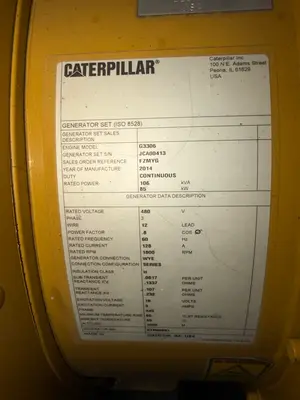 Used CAT CAT G3306 Gas Generators Oklahoma US | Oil The Woodlands Group #1500928
