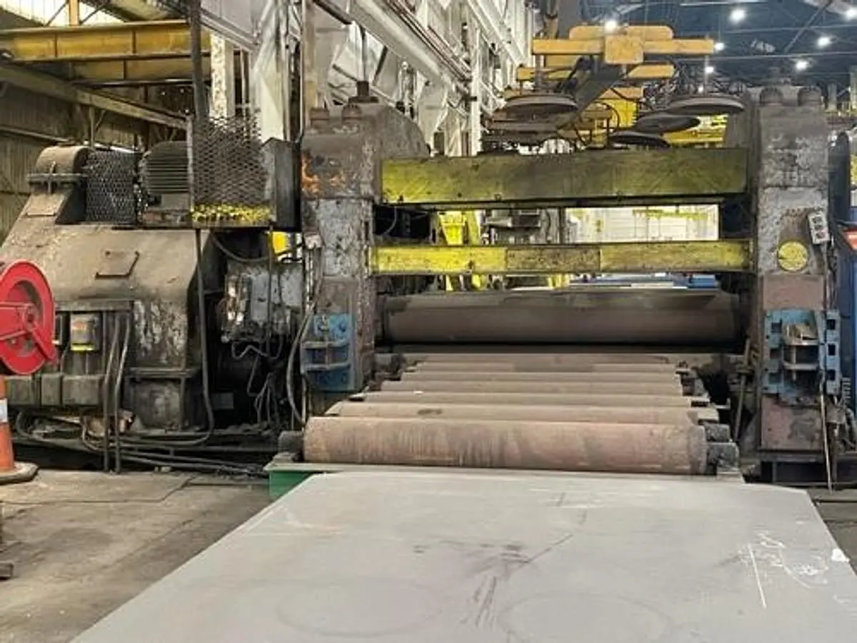 96” 11 Roll McKay Plate Leveler