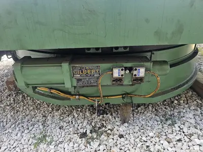 USED CINCINNATI-GILBERT 96" ROTARY AIR-LIFT TABLE