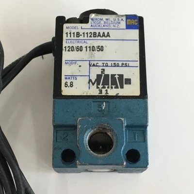 USED MAC VALVES INC 111B-112BAAA