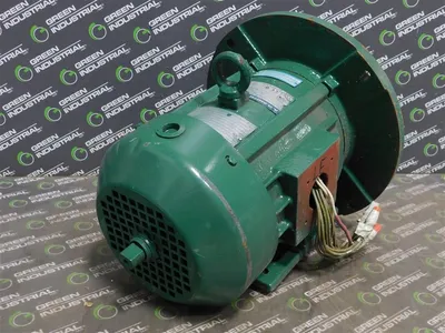 A.O. Smith F-391319-63 AC Motor 2HP 1740 RPM 230/460V 5.8/2.9A Pulley Shaft Used
