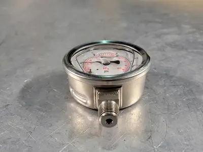 15 PSI Gauge 316 SS Tube and Connector