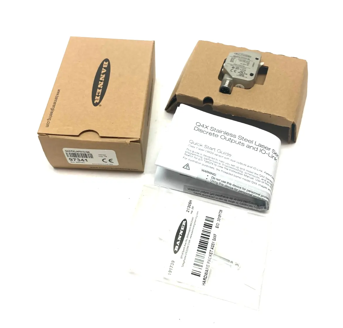 New | in-Stock Banner Engineering IO-Link Rugged Laser Distance Sensor Adjustable Fld 97341 Sensors Michigan US | Maverick Industrial Sales #1424593
