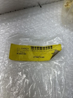 **NEW MOTOR CONTROL CONTACT KIT 477B477G05 CONTACT A200;SZ 5 ;1 POLE &WARRANTY#