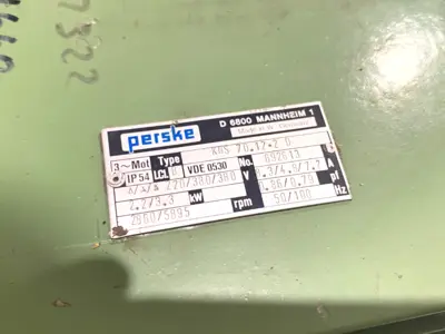 USED PERSKE 3-PHASE MOTOR 2860/5895RPM 220/380V