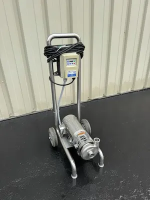 Used _UNKNOWN_ C114-56C TOP FLOW SANITARY CENTRIFUGAL PUMP ON STAINLESS STEEL WHEELED CART. DAYTON MOTOR Sanitary  Pump Connecticut US | Litchfield Packaging Machinery #1314111
