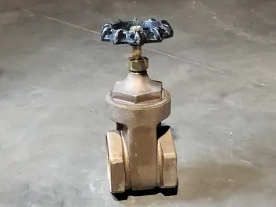 3" Class 200 Brass Gate Valve
