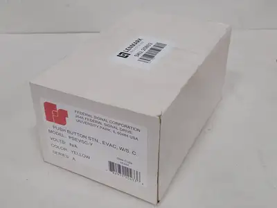 New | in-Stock FEDERAL PIONEER PSEVSC-Y Relays & Switches British Columbia CA | Lenmark #270899