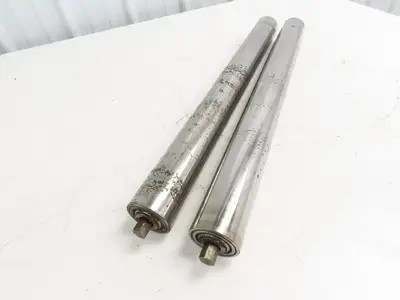 Hytrol 2-5/8" Snub Idler Roller 30" Hytrol Conveyor 27"BF 11/16" Hex Lot of 2