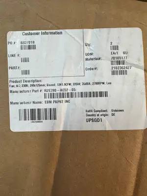 USED ebm-papst R2E280-AE52-05
